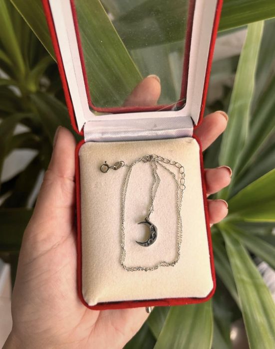 Lantisor din argint 925 pandantiv semiluna