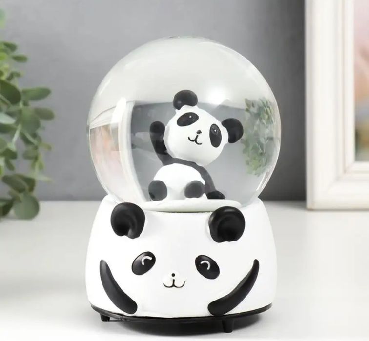 Стеклянный шар музыка "Панда" снежный шар Lesley Panda подарок