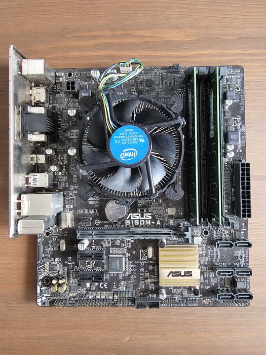 Дъно + рам + cpu, рутер, камери