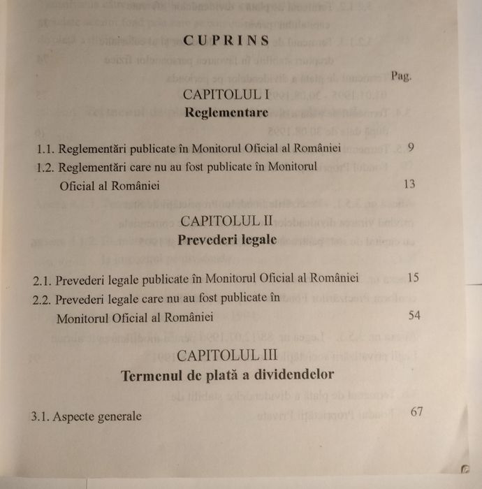 Dividendele și impozitul pe dividende 1999