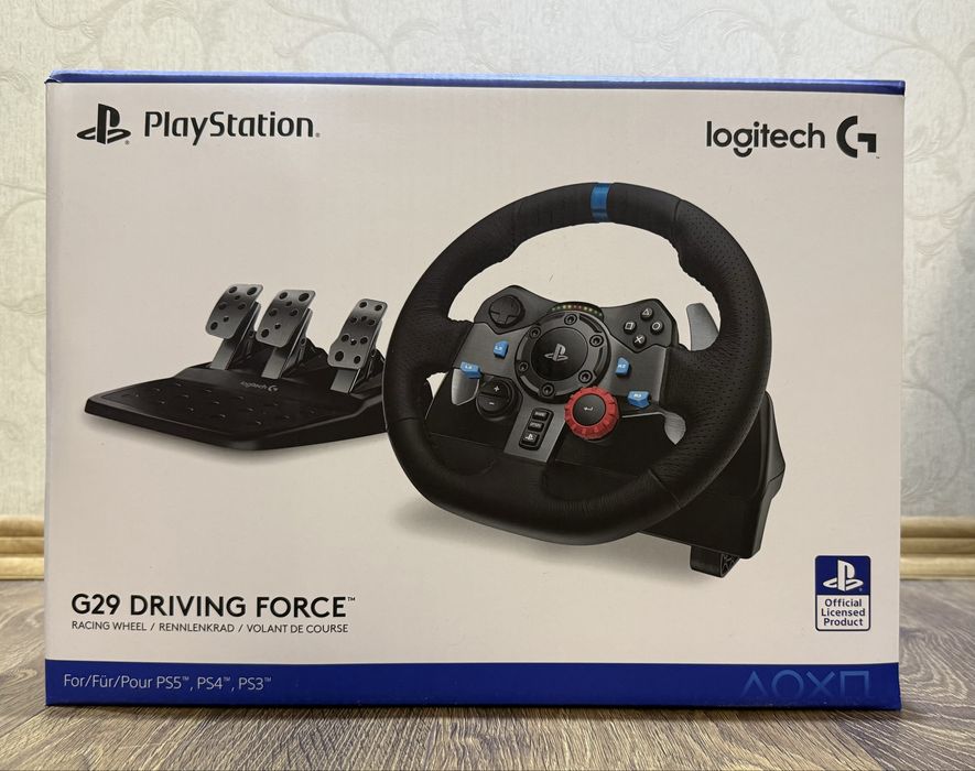 Продаю logitech g29 - руль и педали! Астана.