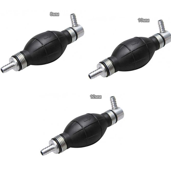 Подкачваща Ръчна Помпа за Гориво Масло, Вода 8/10/12мм 90градуса