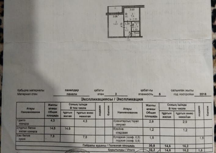 Продам квартиру 2018 года постройки