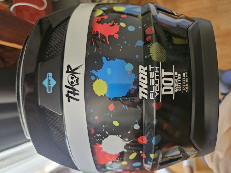 Vand casca enduro copii