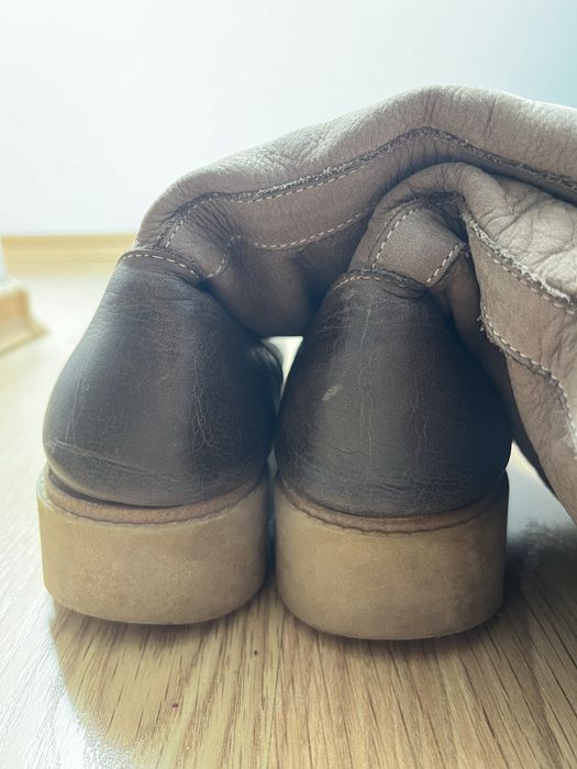 Дамски ботуши от естествена кожа