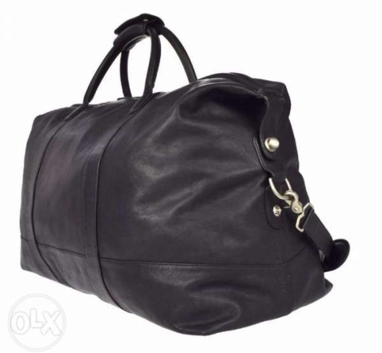 Кожен сак | Пътна чанта от естествена кожа COACH Logos 2 Way