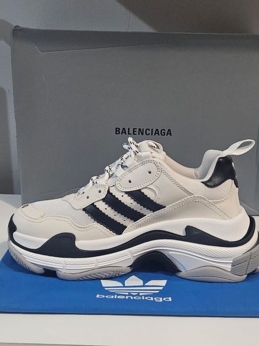 Pantofi sport premium Balenciaga x adidas Triple S