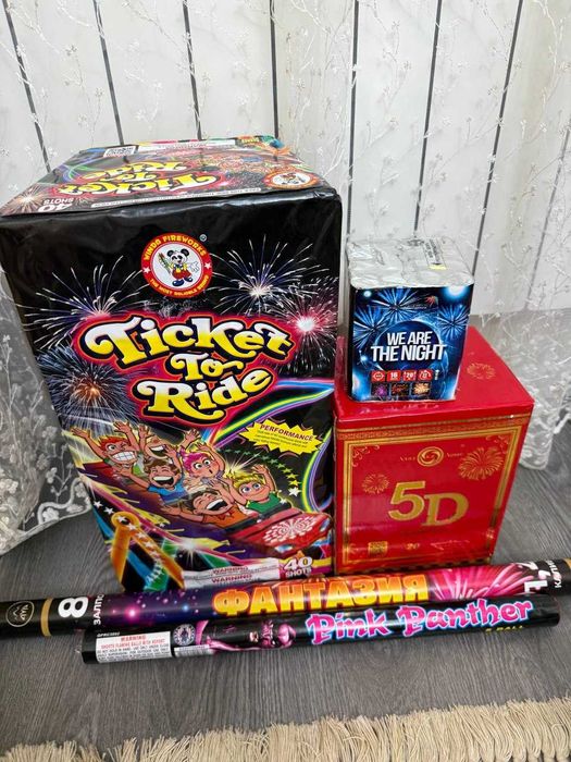 салюты и фейерверки Актау