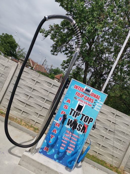 Spalatorie auto self service cu fise , bancnote,automatizari