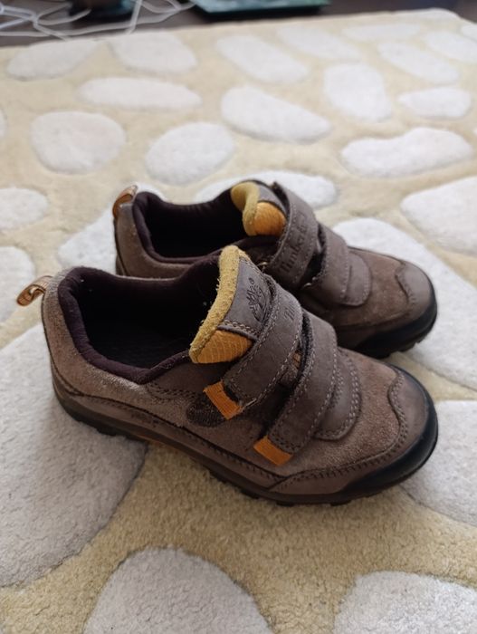 Детски обувки Timberland от естествен велур