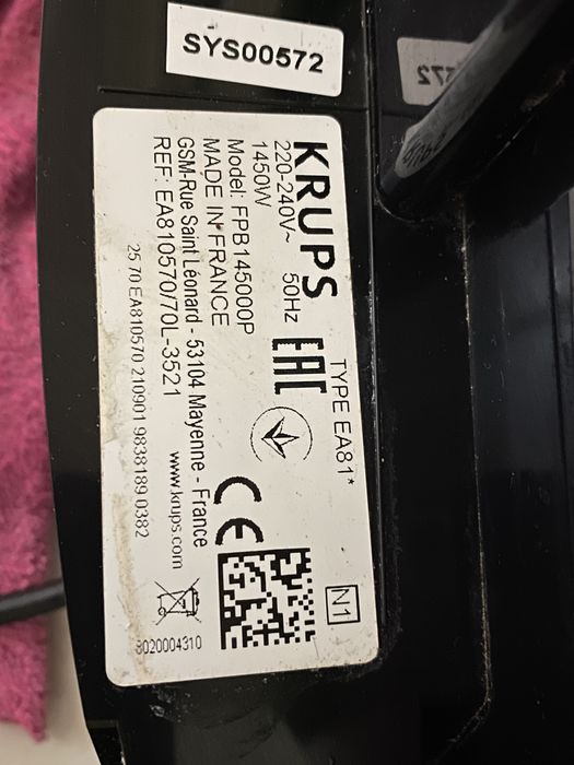 Espressor Krups defect