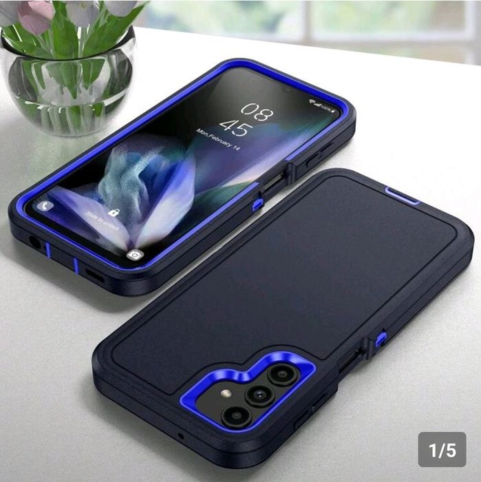 Galaxy S25 plus - защитен калъф три в едно,