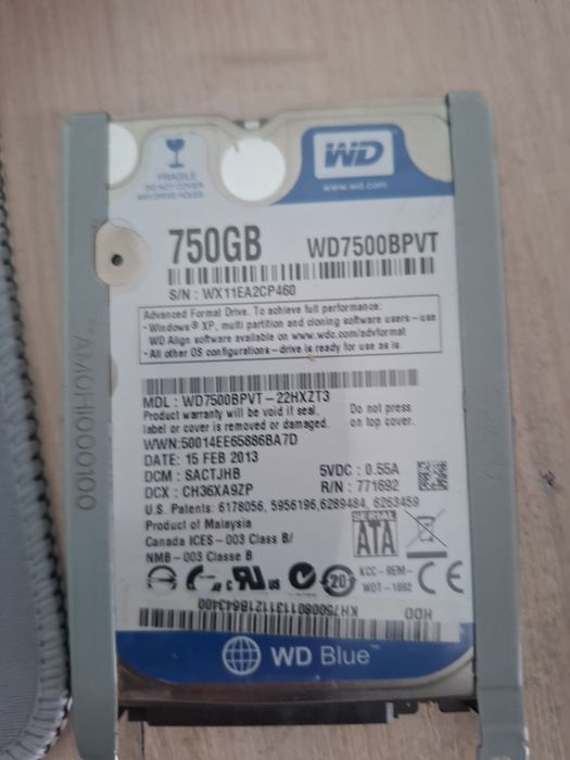 Жесткий диск на 750гб