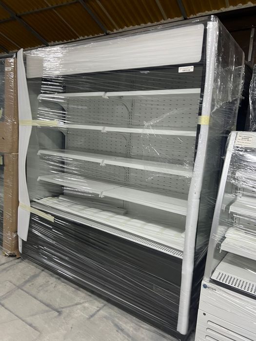 Vitrina/raft frigorific cu perdea de aer si led