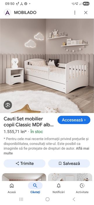 Mobila camera copii
