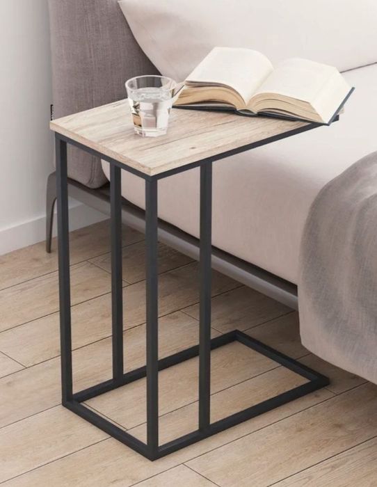 Столик лофт прикроватный