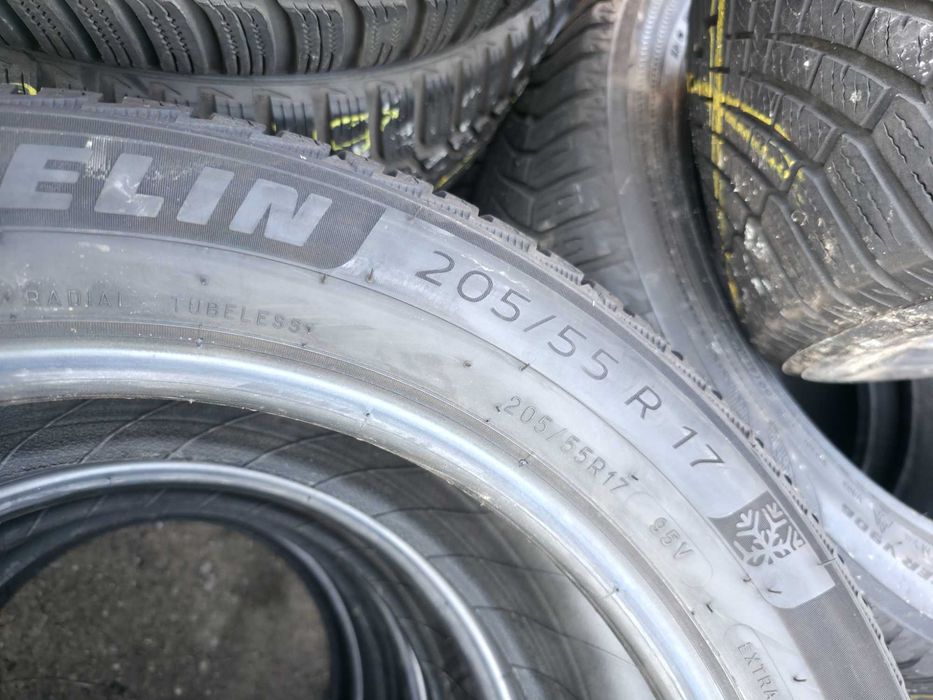 4 Anvelope de IARNA - 205/55/17 95V XL - Michelin Alpin 7 - CA UNELE NOI - DOT 2025 !