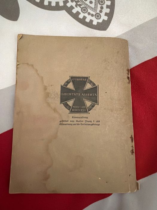 Napoleon, iar stilul indică o publicație austriacă/germană de început de secol XX, probabil comemorativă pentru anul 1815