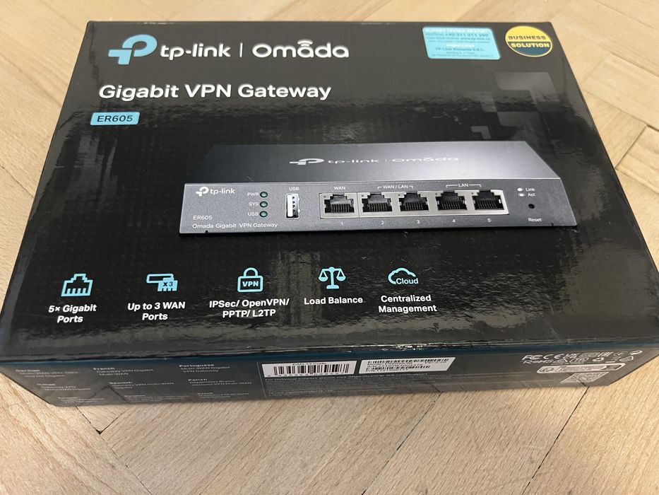 Router TP-Link ER 605 Omada nou