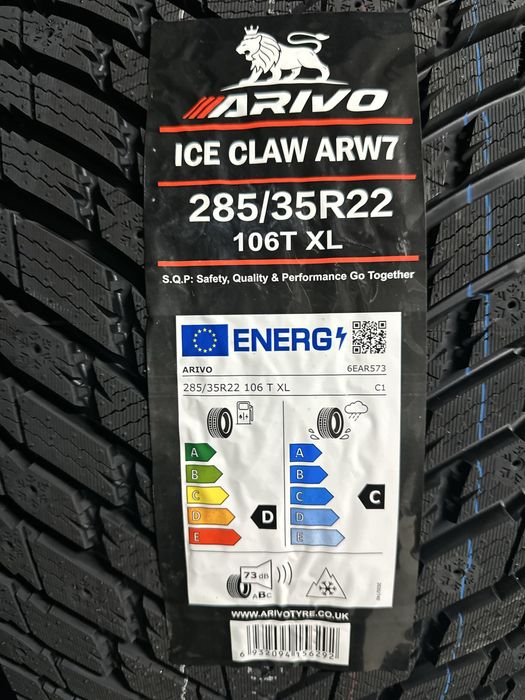 Нови зимни гуми ARIVO ARW7 285/35R22 106T XL НОВ DOT БОРД 2853522