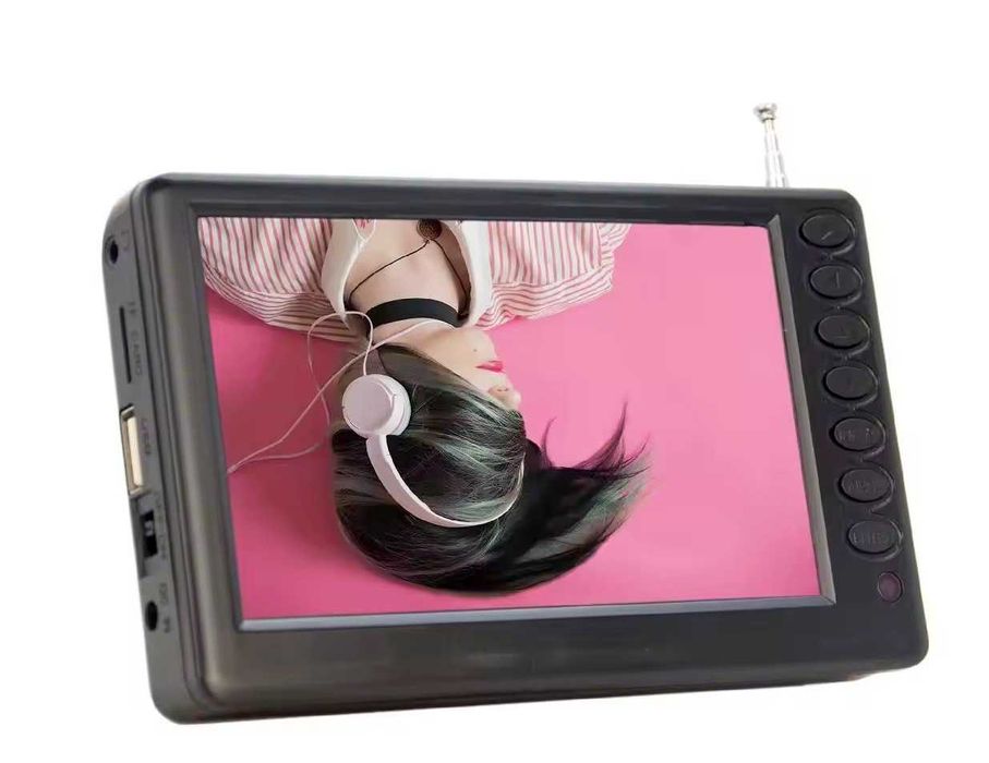 Джобен Телевизор 5" Портативен малък за кола камион автомобил мини TV