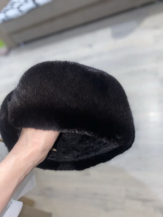 Шапка норковая ушанка