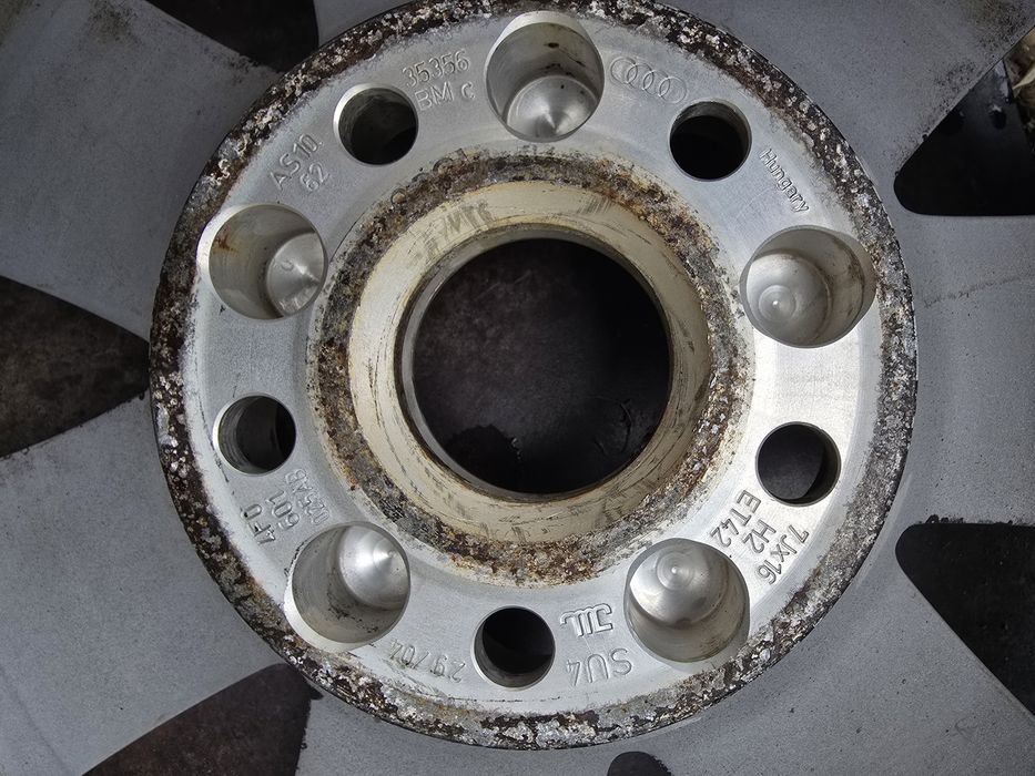 4бр.  алуминиеви джанти за Audi A 6,  5х112, 16  цола със зимни гуми.