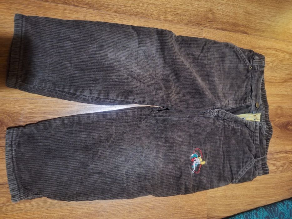 Ватирани дънки/ джинси 92 - 116 см, до 8 г.