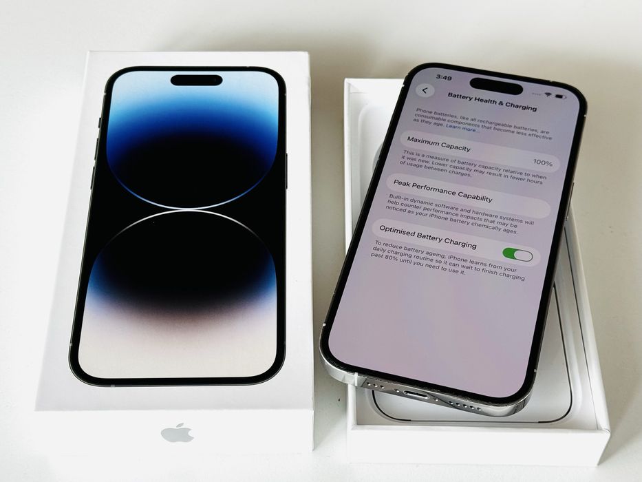 Iphone 14 Pro 128GB White 100% Батерия! Гаранция 6 месеца