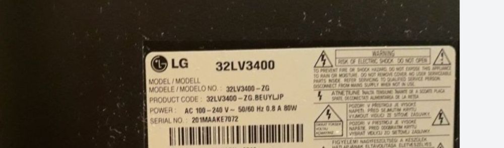 Продавам нов LED телевизор LG.