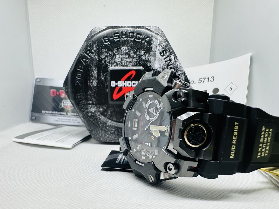 *Чисто Нов* Casio G-Shock GWG-B1000-1AЕR Mudmaster *Triple Black*