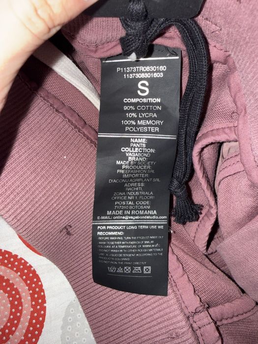 Pantaloni Made by Society S noi