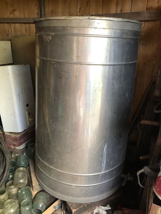 Vas inox cu cana pentru fructe sau alte intrebuintari