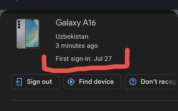 Samsung A 16 8/256 GB holati ideal 4 oy ishlatilgan