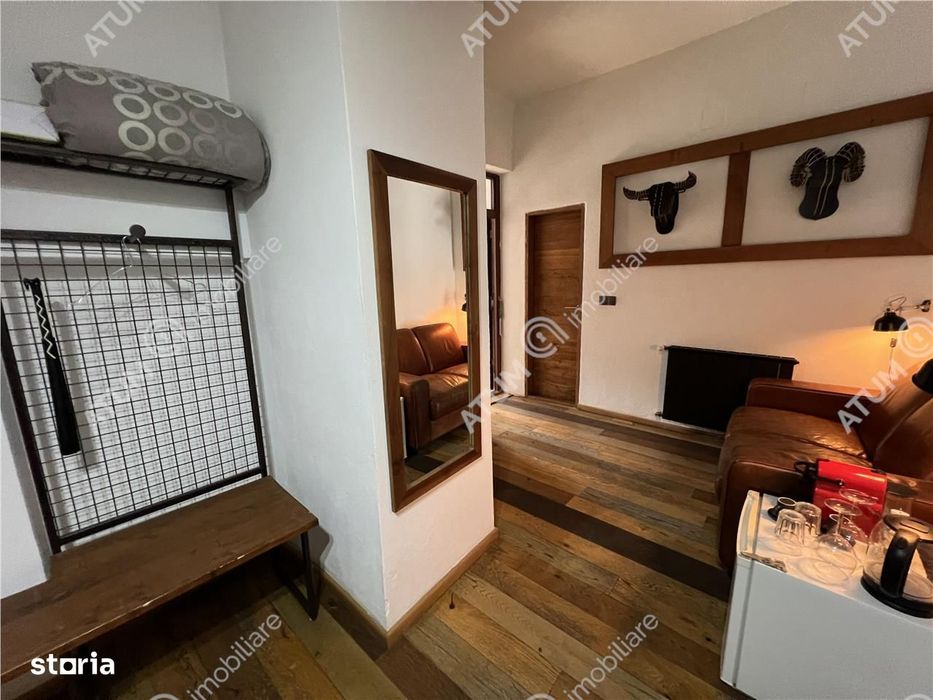Doua studiouri renovate la etajul 1 zona Centrala\/Pietonala din Sibi