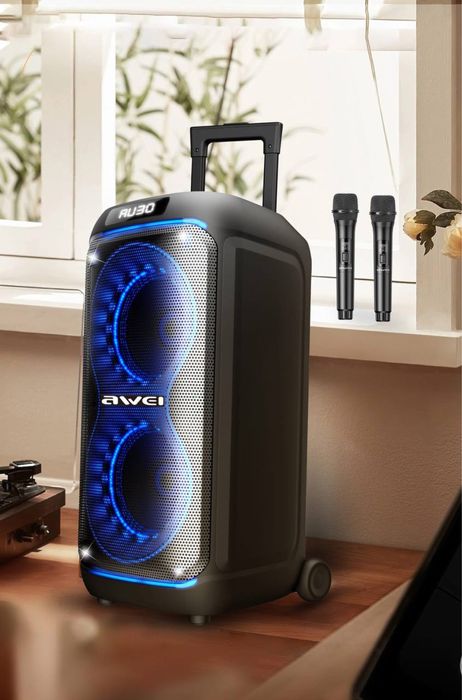 Караоке калонка Hoco . Awei. Очень мощный 50 w. 30w. 100w.С микрафоном