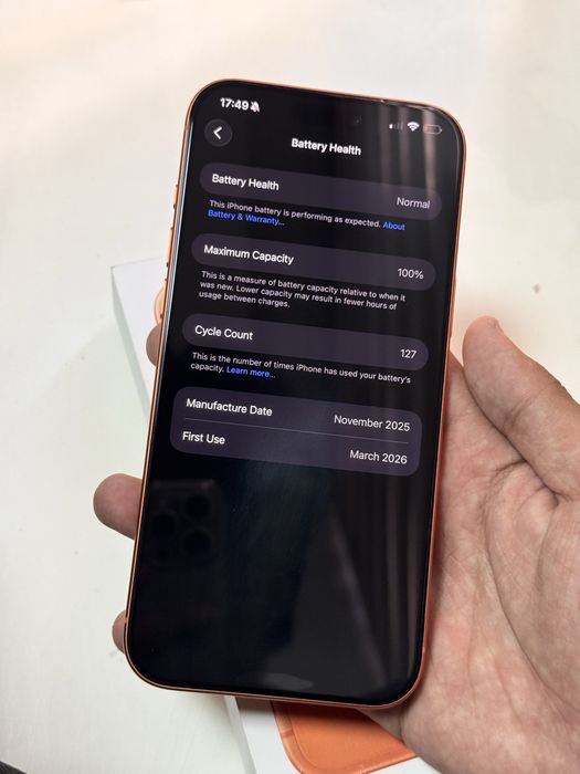 iPhone 17 Pro Max SIM+ESIM 100%