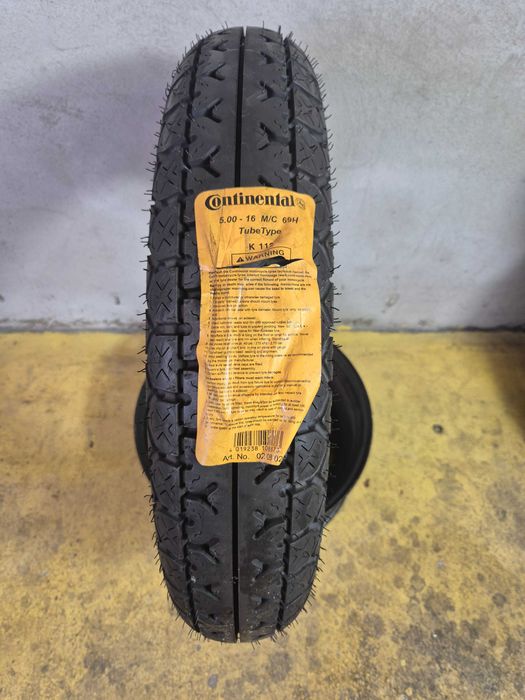 1 Anvelopa MOTO - 5.00-16 69H - Continental K112 - NOUA - DOT 2022  !