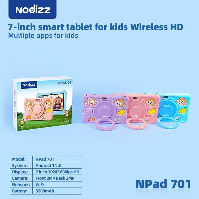 Bolalar plansheti Nodizz Npad 701 , 4/128 GB, Детский умные планшет