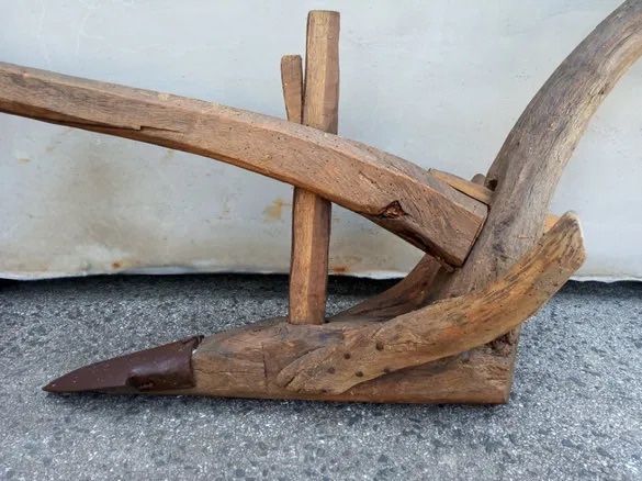 Дървено битово рало
