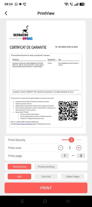 Espressor automat De'Longhi Magnifica Evo ECAM 290.21.B, 1450 W,