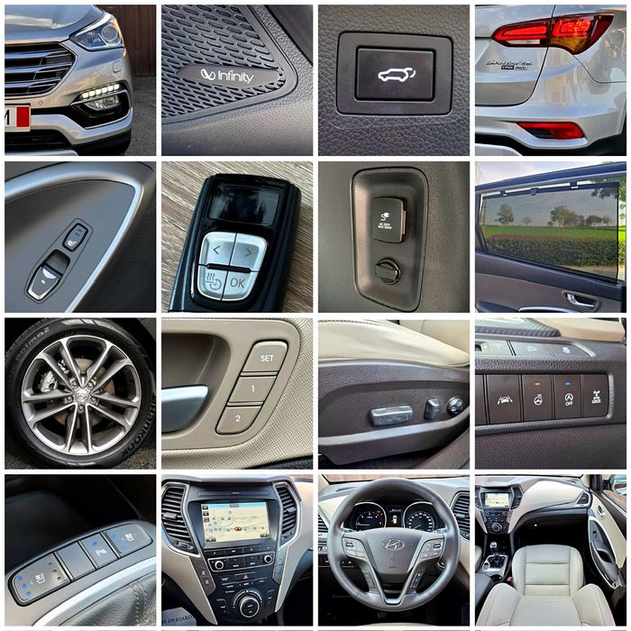 Hyundai Santa Fe Premium~Facelift~4x4~2016~2.2 CRDi~200CP~Euro6~Fara AdBlue~Full Option