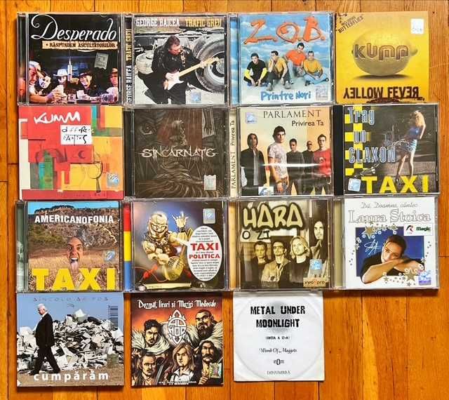 CD rock RO: Partizan, OCS, I. Stoian, Antract, Trooper, Desperado, Kumm, Taxi..