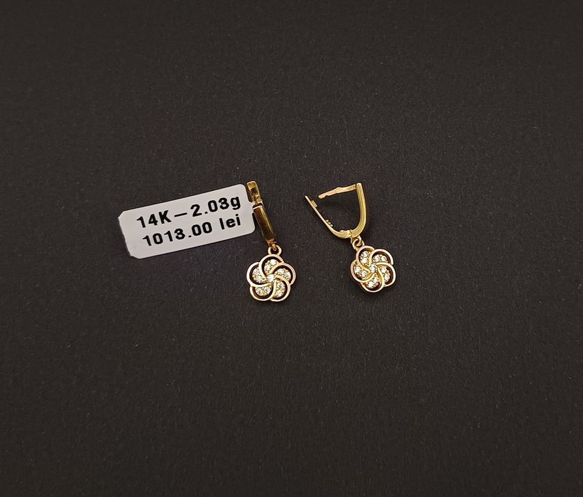 Cercei Aur 14k/585   2,03 Gr