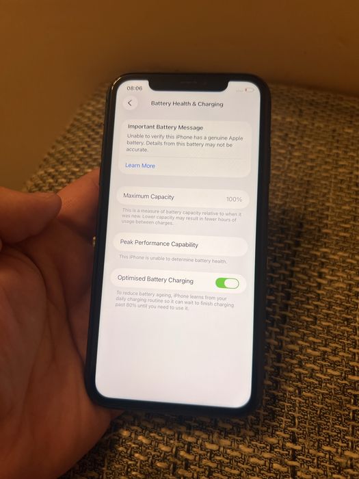 iPhone 11 balck 64 gb baterie 100%