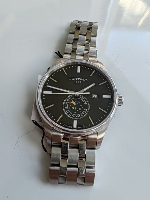 Ceas Certina DS 8 Chronometer Moon Phase 40,5 mm Quartz Nou!
