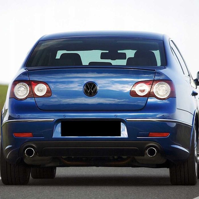 Set 2 Embleme Fata Spate Negru Lucios Volkswagen VW Passat B6, 2007-11