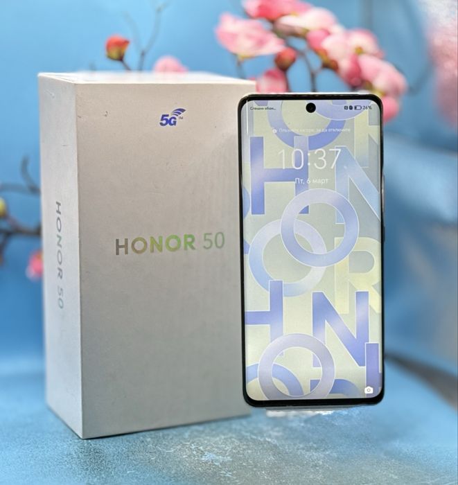 Honor 50, Dual SIM, 256GB, 8GB RAM, 5G, FROST CRYSTAL