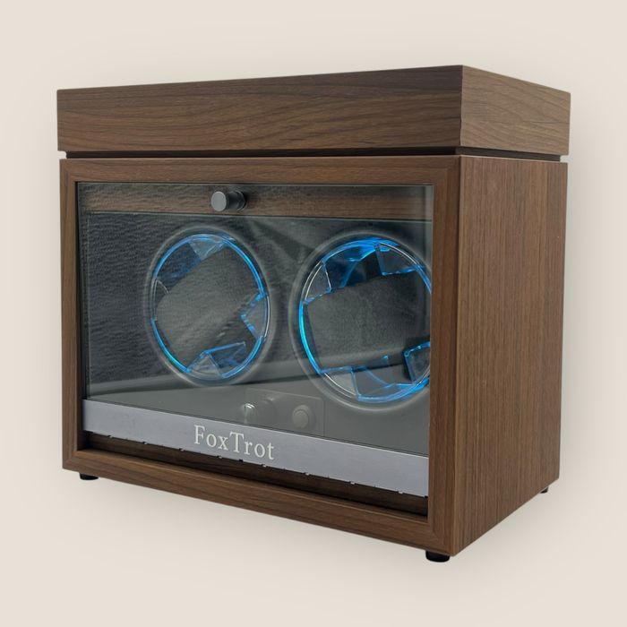 Fox Trot дървена самонавиваща кутия за часовници