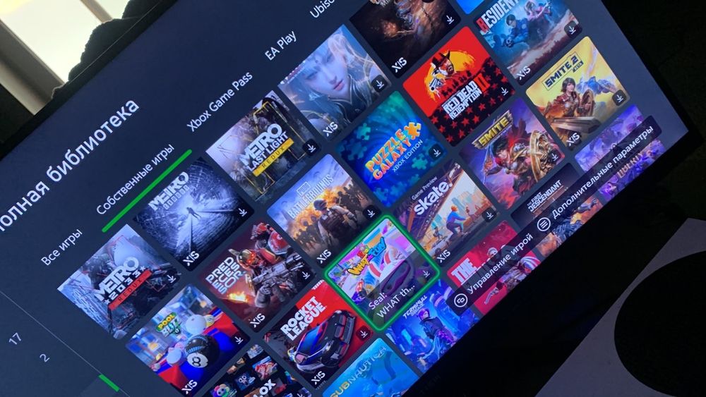 Xbox s series 100+ игр